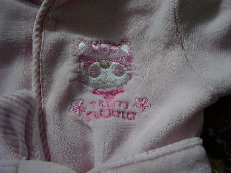 Nadherny ružovy župan na 3-6 mesiacov, baby,68