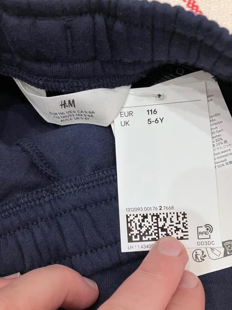 Úplne nové tepláky, h&m,116