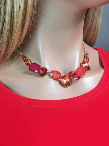 Bijou brigitte - červený náhrdelník, bijou brigitte