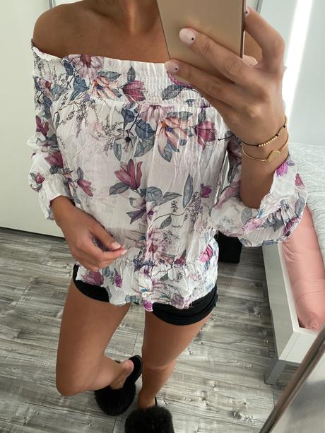 Kvetinová blúzka, mohito,xs