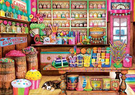 Kvalitné puzzle educa - candy shop,