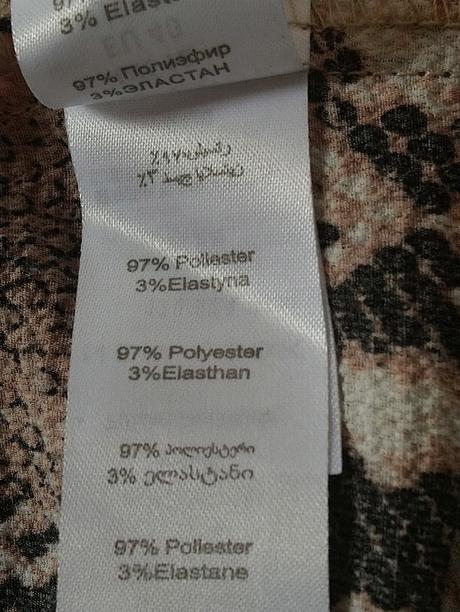 Dámska hnedo čierna elastická blúzka, new look, new look,xl