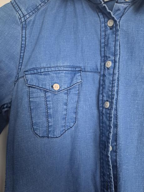 Riflová košela, h&m,34