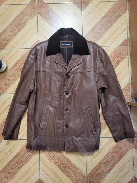 Pánsky kožený kabát, 54