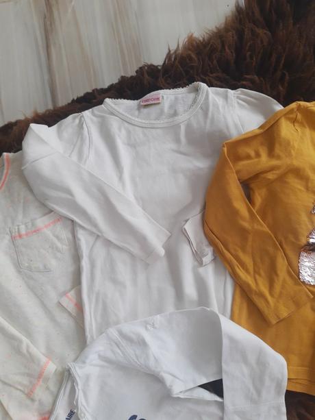 5x tričko s dlhým rukávom 110, 110