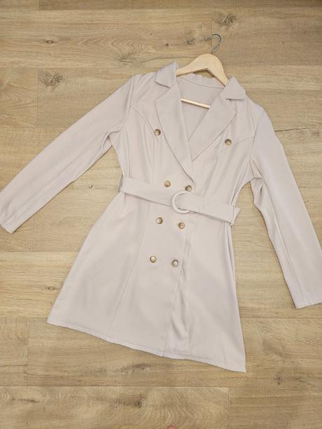 Nové sakové šaty / plášť, 36 / 38 / m / s