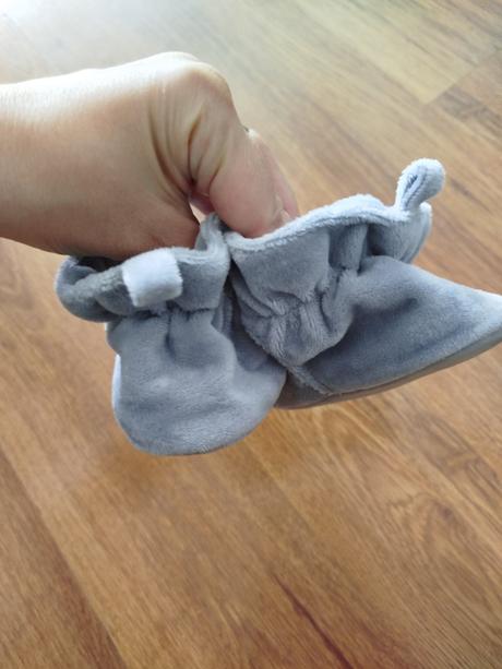 Šedé papučky kik, kik,21
