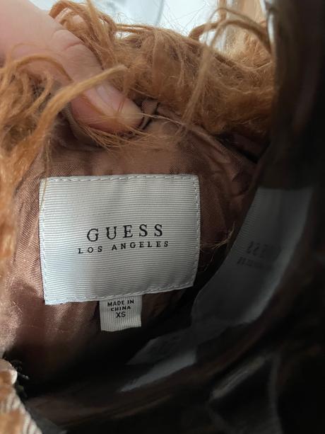 Huňatá vesta guess, guess,xs