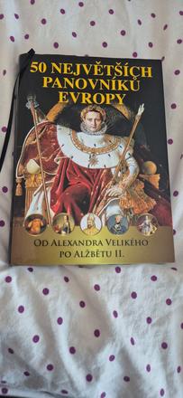 Kniha 50 největších  panovníků evropy, 