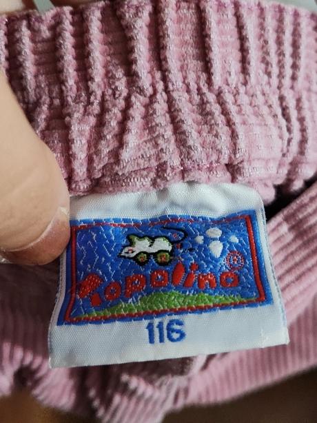 Menčestrové nohavice, topolino,116