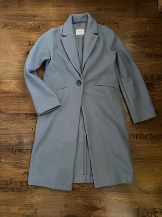 Modrý kabátik bershka, bershka,xs