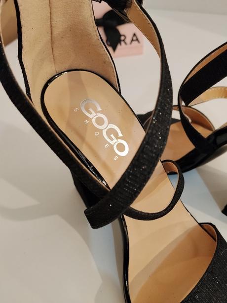 Gogo shoes elegantné čierne sandále, 35