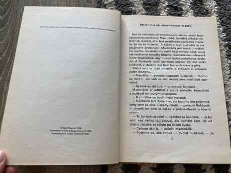 Rukávnik, sandálik a machnáčik prvé vyd.1980, 