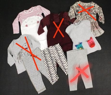 3-6 mes. jarný balík dievčenského oblečenia next a, 68–80