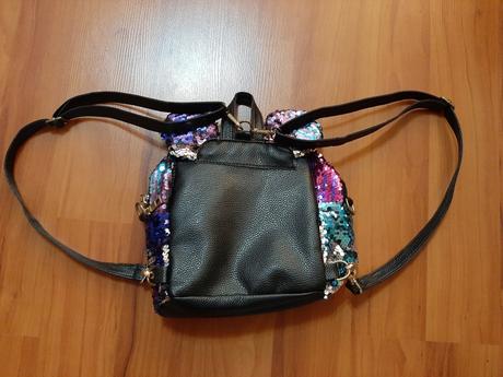 Dievčenský flitrový ruksak / kabelka, 