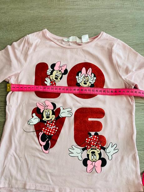 Pekné tričko minnie, h&m,122