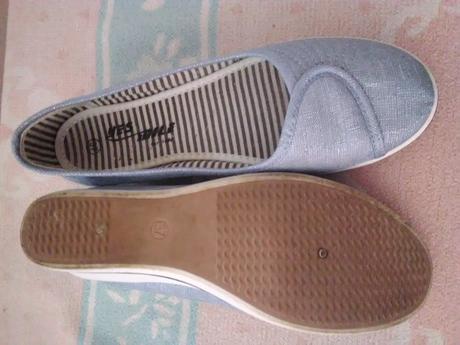 Platené topánky na zvýšenej podrážke, 37