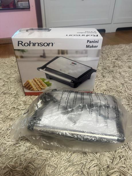 Kontaktný gril rohnson r-2105 panini maker,