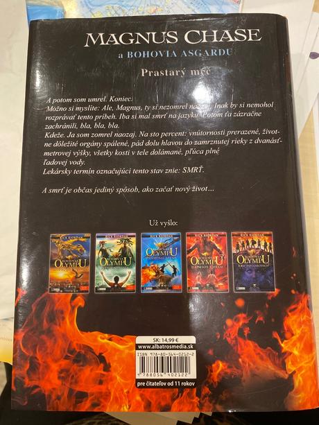 Kniha prastary meč,