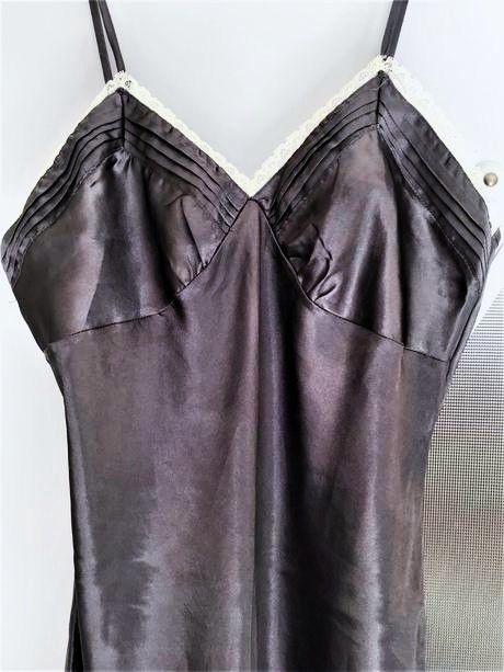 Nočná saténová košielka, l