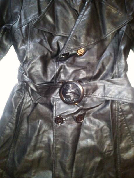 Prechodny taliansky kozenkovy kabatik s,m,l a xl, l / m / xl