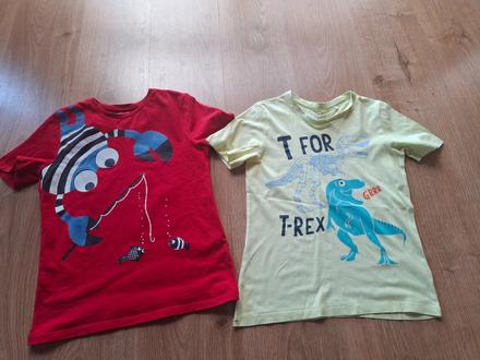 2x trička, c&a,140