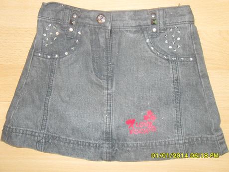 Sukňa love to rock  98-104, c&a,98