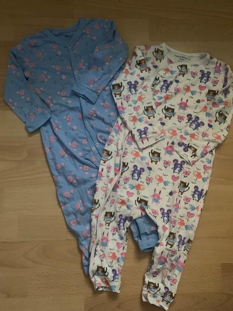 Pyzamka 2ks, fox & bunny,92