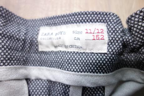 Nohavice zara 11-12 rokov, zara,152