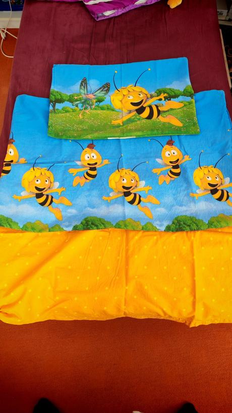 Obliečky včielka maja, šírka (cm): 80,dĺžka (cm): 120