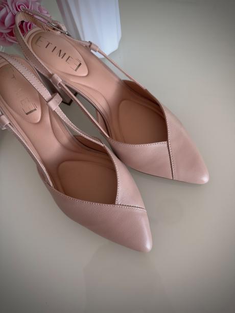 Púdrové kožené lodičky, 37