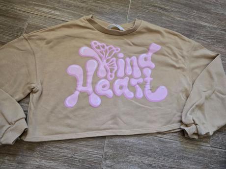 Crop top mikina č.146-152, h&m,146