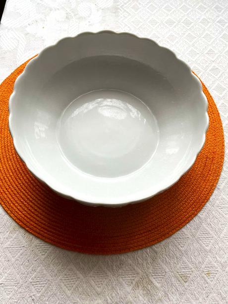 Porcelánová veľká stará misa,