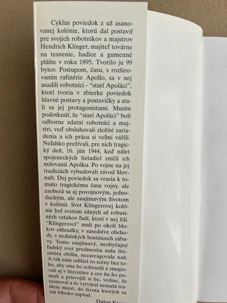 Klingerova kolónia - dušan kraus,