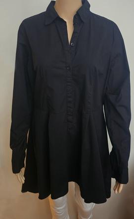 Predĺžená blúzka - košeľa, bonprix,38