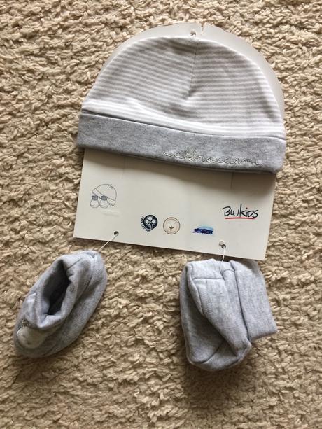 Blukids čiapka a papučky, 56