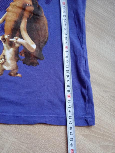 Doba ladová - fialove tricko 122/128, 122