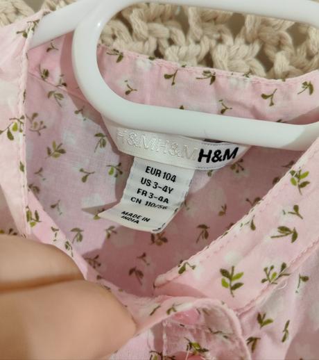 Košieľka bez rukávov h&m, h&m,104