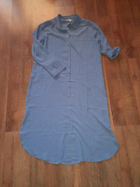 Košeľove  šaty, h&m,m