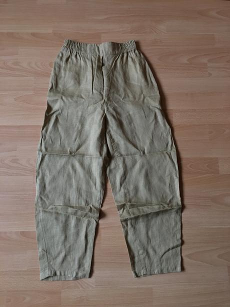 Zara ľanové nohavice, zara,xs