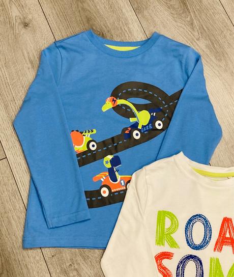 2x dinko tričko veľ. 122, f&f,122