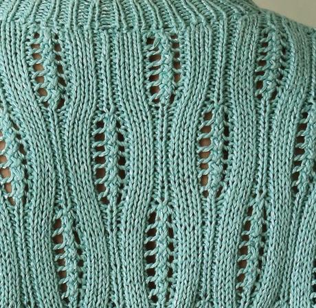 Ručne pletené mentolové tričko veľ. l-xl, 42 - xxl