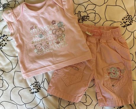 Nenosené tričko mothecare v. 56 na 0-3 mes., mothercare,56