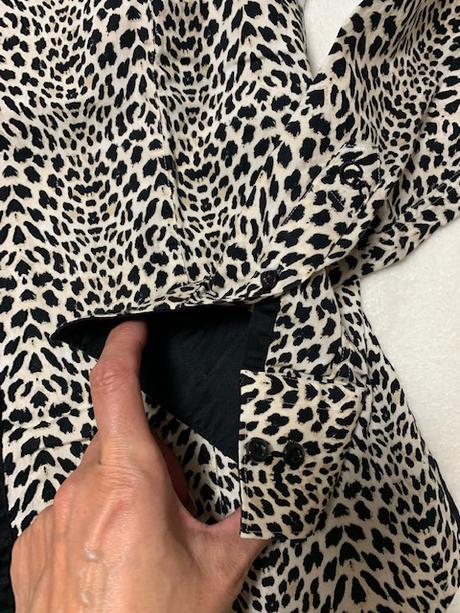 Košeľa s leopardím vzorom zn. gazoil originál, l