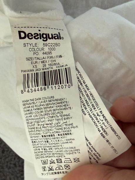 Dlhá košeľa desigual, desigual,xs