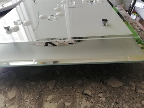 Štvorcový sklenený luster,