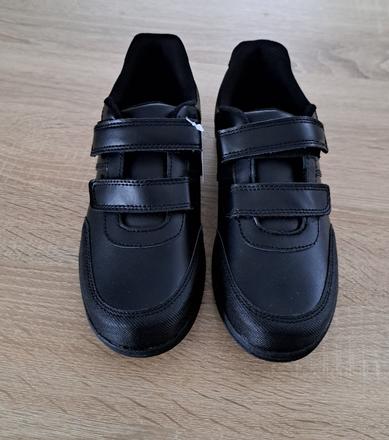 Čierne topanky na suchý zips, pepperts,37