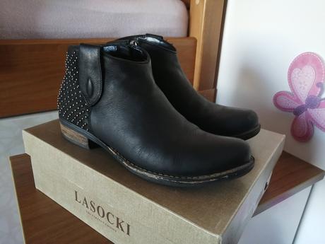 Clenkove kozene topanky, lasocki,37