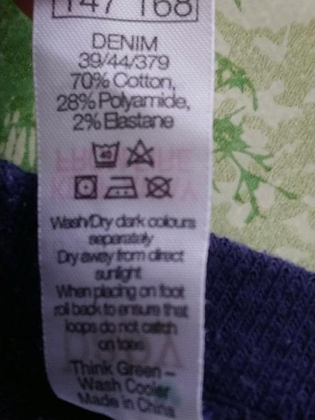 Dievčenské modré pančušky so srdiečkami, baby, baby,74