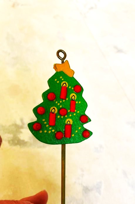 Drevené naturálne ozdoby / 3 ks,